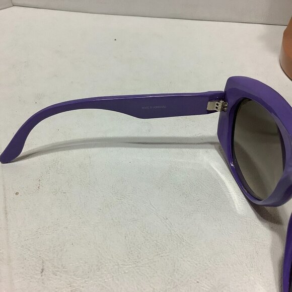 Vintage Anne Klein II For Riviera Purple Sunglasses Made Hong Kong